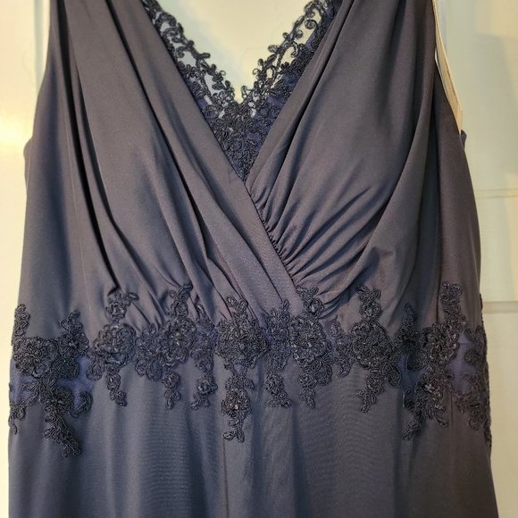 Jade by Jasmine Navy Blue Maxi Dress - Picture 1 of 15